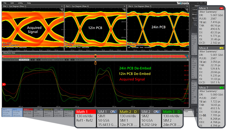 Multiple SIMs DeEmbed 12in and 24in PCB_V2