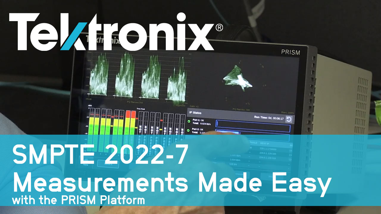 Set-up Redundant 2022-7 IP Networks Confidently with PRISM