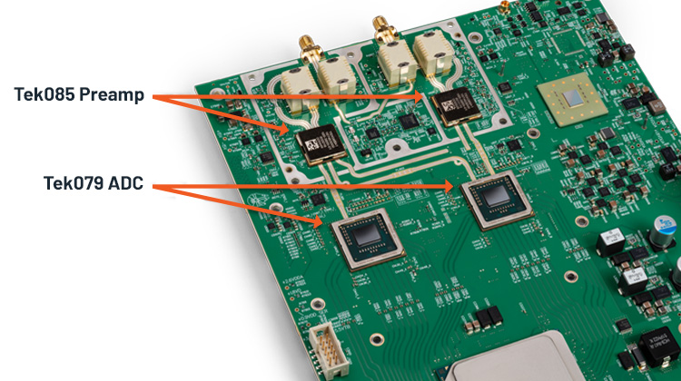 Tektronix Tek079 custom ASIC: built for 7 Series performance oscilloscopes, engineered for unmatched signal fidelity