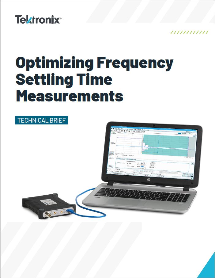 Frequency settling time optimization tektronix