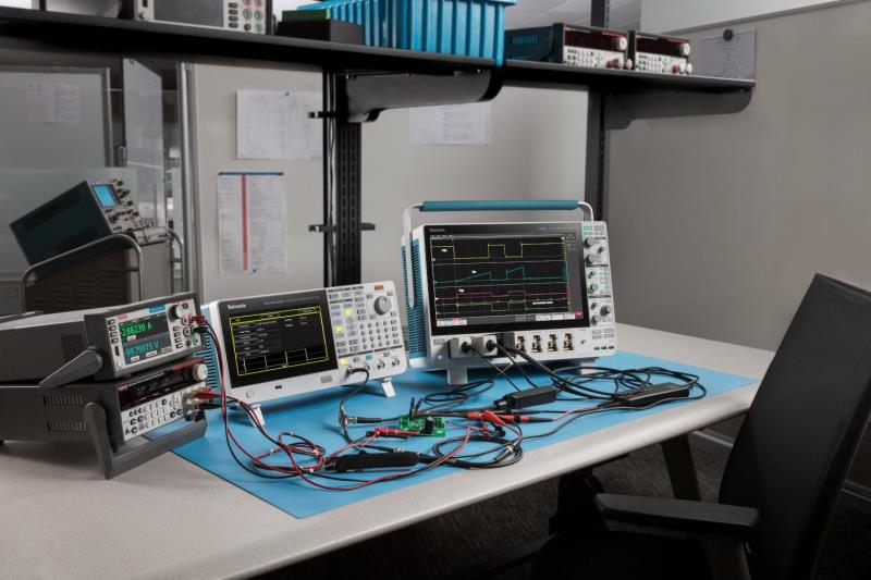 Tektronix Double Pulse Test Setup