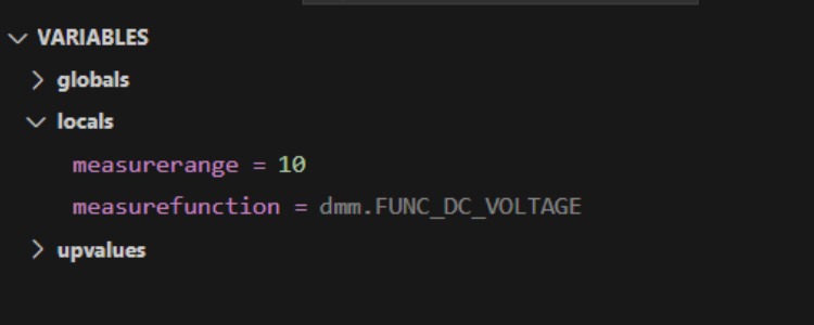 variable pane in TSP Toolkit