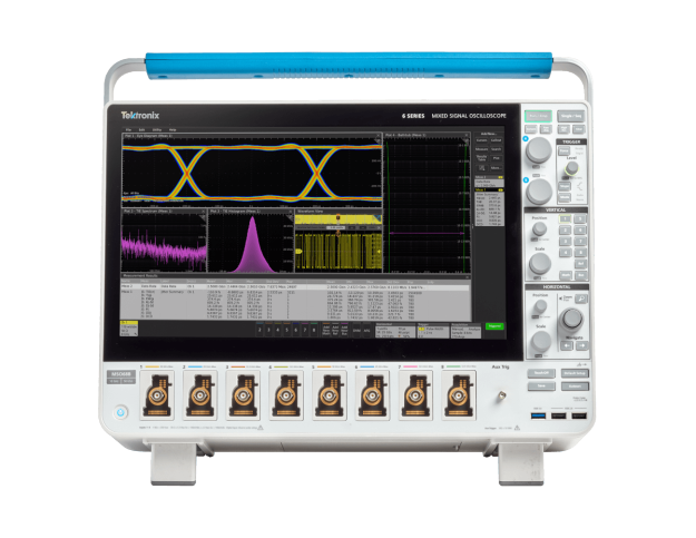 6 Series B mixed signal oscilloscope displaying jitter