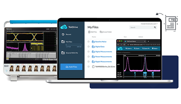Easily share test data with TekDrive