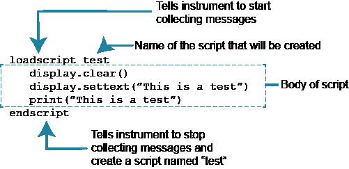 Loadscript and endscript example