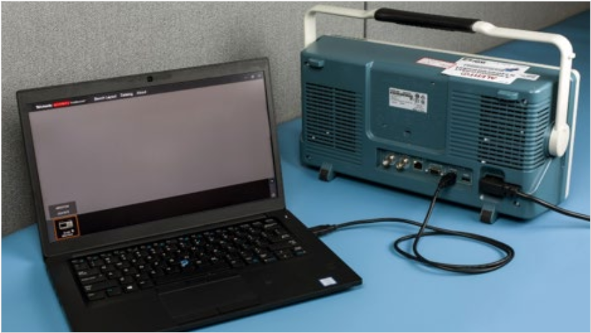 oscilloscope connection