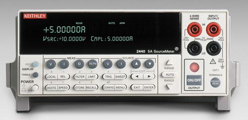Keithley 2440 SMU Front