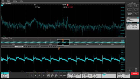 MSO 4 Series Power Rail