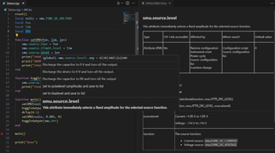 screenshot of TSP toolkit software