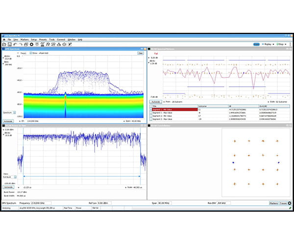 Tektronix spectrum analyzer software