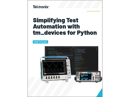 Python 自动化 | Tektronix