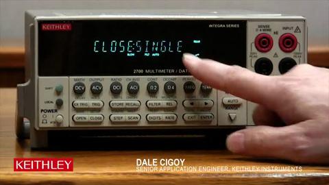 Close  Open Multiple Channels with Keithleys Model 2700