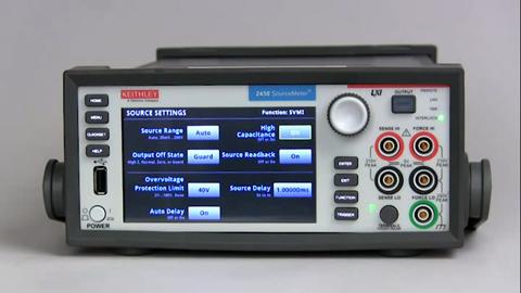 High Capacitance Operation on the Model 2450 SMU