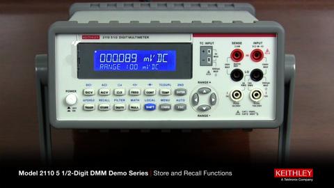 How to Store and Recall on the Model 2110