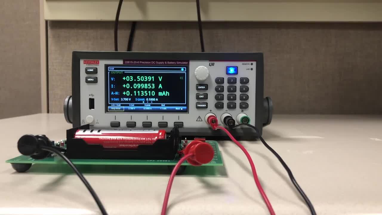 Keithley 2281S and Rohde Schwarz Battery Simulator Comparison