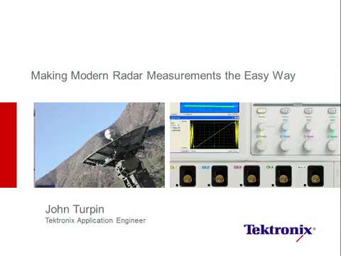 Making Modern Radar Measurements the Easy Way