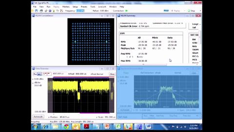 Measurements and Analysis of 80211ac WiFi signals with MDO4000B and SignalVuPC