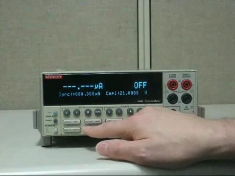Model 2400 SourceMeter How-To Source 1mA