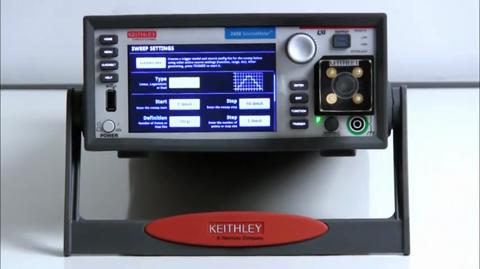 Model 2450 Interactive SourceMeter Instrument - Current vs Sweep