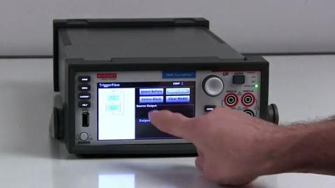 Model 2450 Interactive SourceMeter Instrument  Using the TriggerFlow TradeMark Feature
