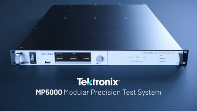 Mp Test Machine MP5000 Series Modular Precision Test System | Tektronix