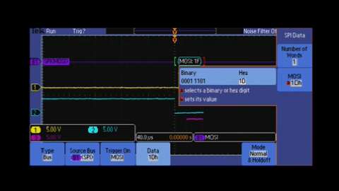 MSO-DPO2000 Series Oscilloscopes SPI bus support