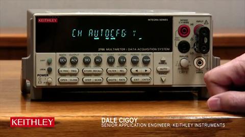Set Channel Auto Configuration with Keithleys Model 2700