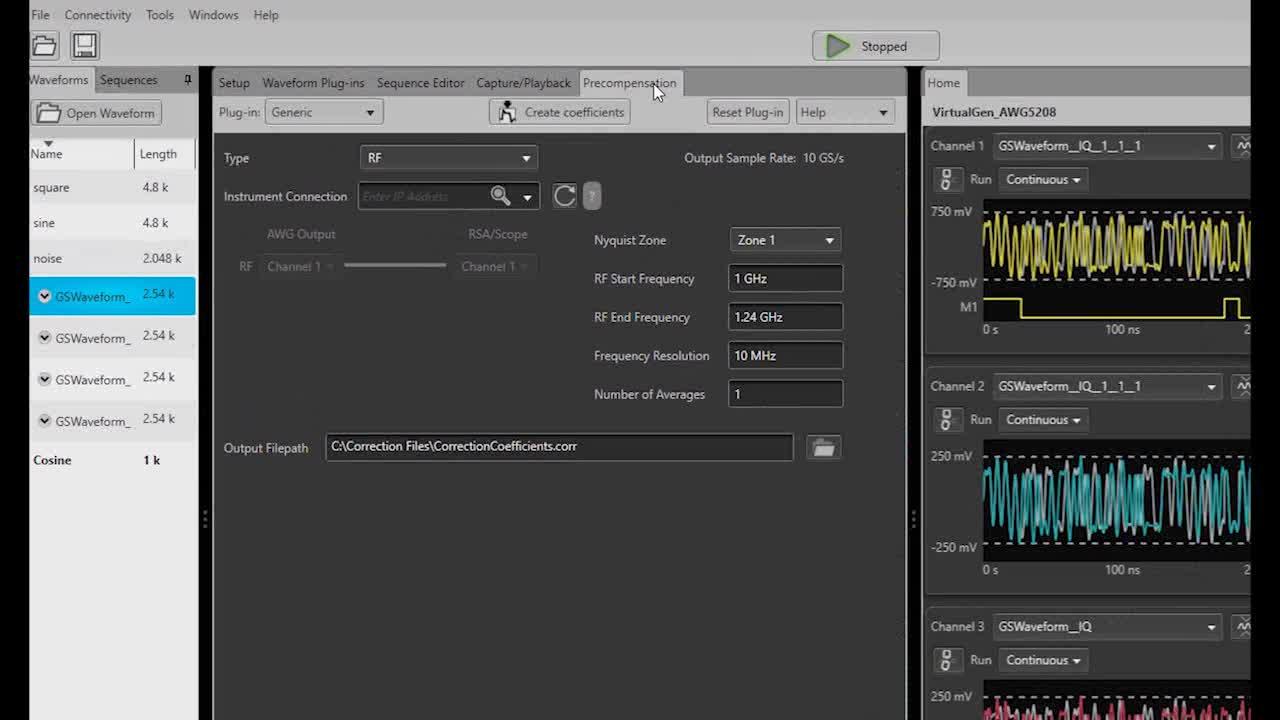 Technical Demonstration of the AWG5200