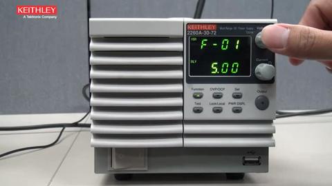 Use 2260A Series High Power Capacity DC Power Supplies OnOff Delay Function to Smartly Control Your