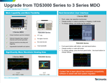 3 Series MDO compared to TDS3000 factsheet