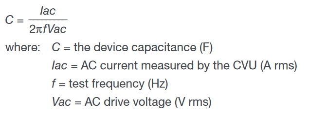 Measure settings formula