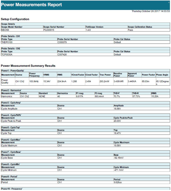 Reports are available in .MHT or .PDF file formats.