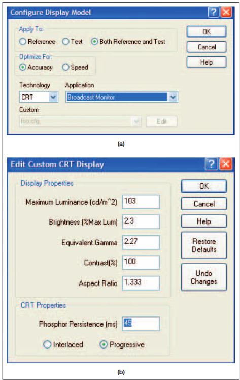 Display Model Configuration