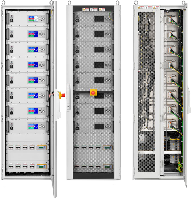 An image of Tektronix EA configurable rack systems 42U cabinet up to 300 kW