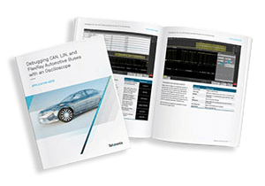 应用指南:使用示波器调试 CAN、LIN 和 FlexRay 汽车总线