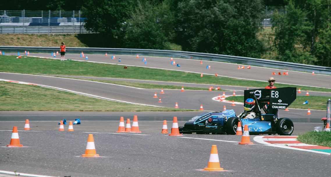 Chalmers Formula Car being tested