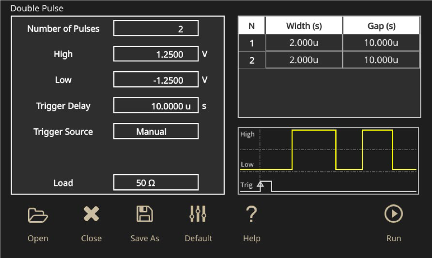 Double pulse test circuit