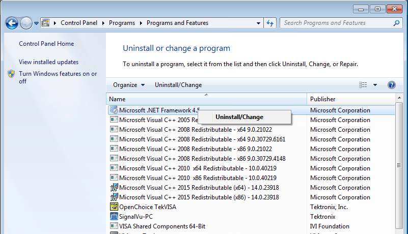 Dot NET 4p5 Repair Uninstall Change Dot20NET204p520Repair20Uninstall20Change