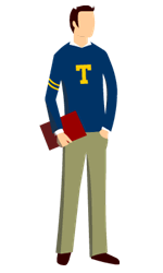 Student - Blue Shirt la_ref-mat