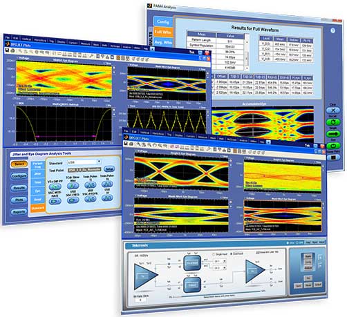 DPO70000SX系列，测量和分析工具可让您随时了解信号状况